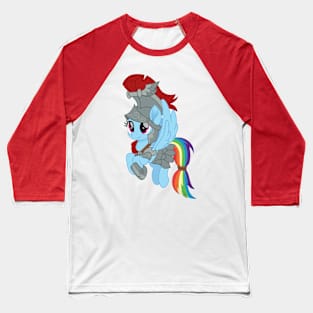 Bravery Rainbow Dash Baseball T-Shirt